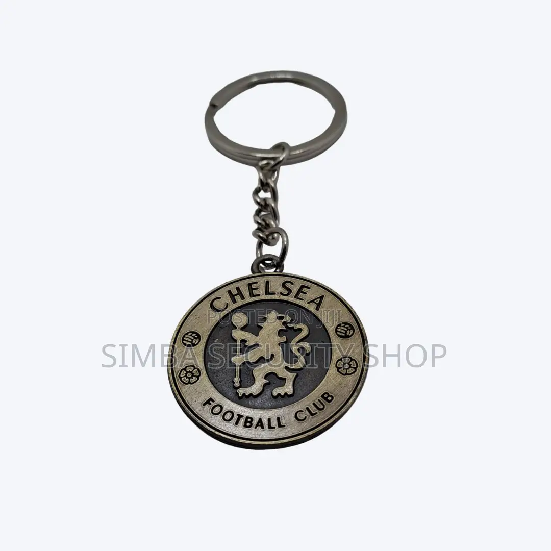 Chelsea Fan Football Soccer Key Chain Holder Bronze Logo EPL