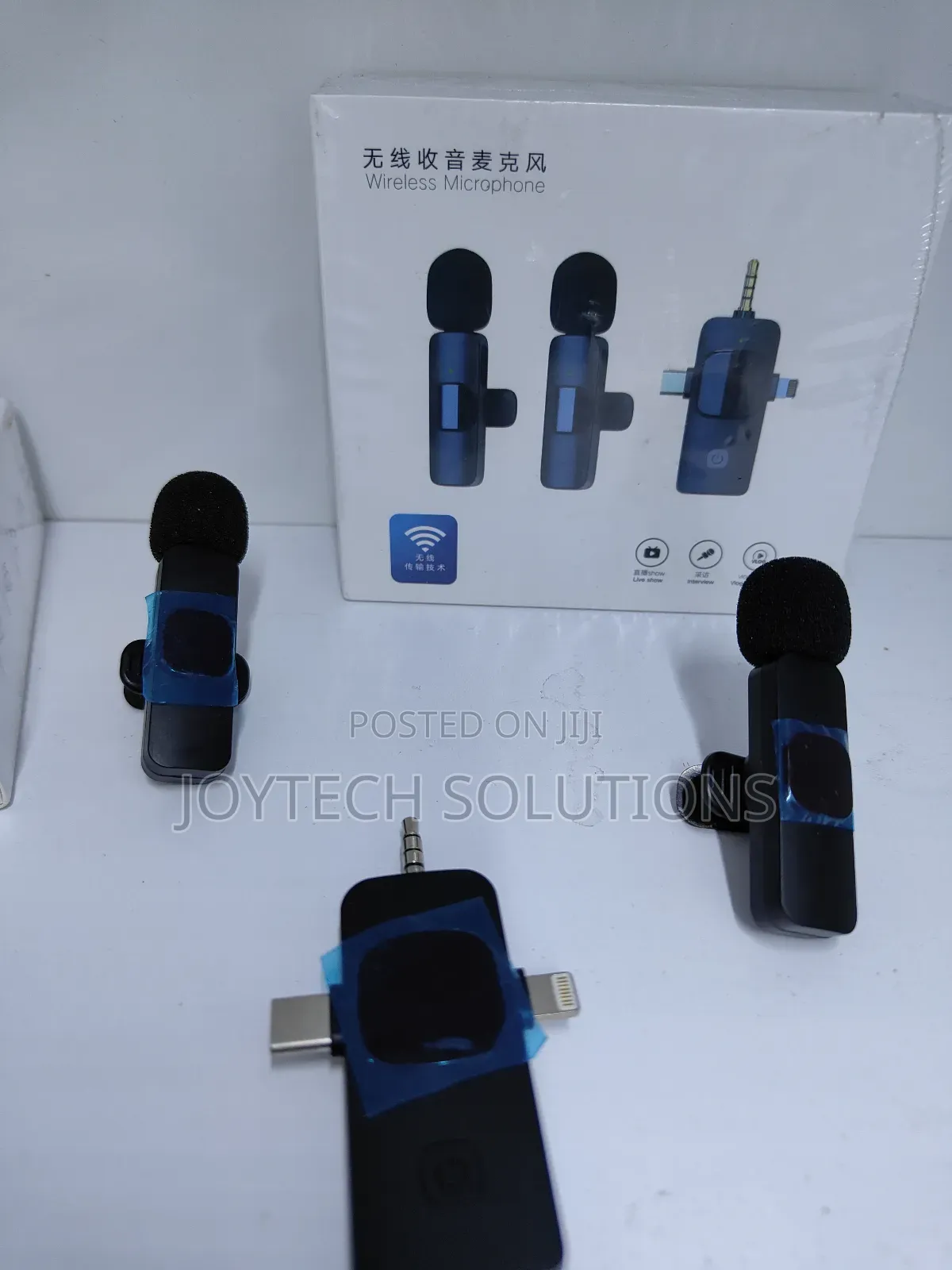 Jack Lapel/Lavalier Wireless Microphone. 3 in 1 Microphone.