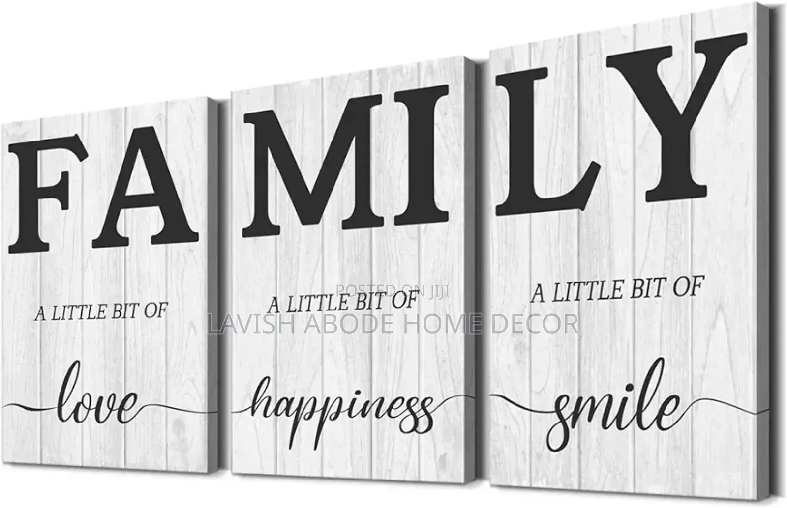 3 Piece A2 Canvas Wall Art Hanging Decor