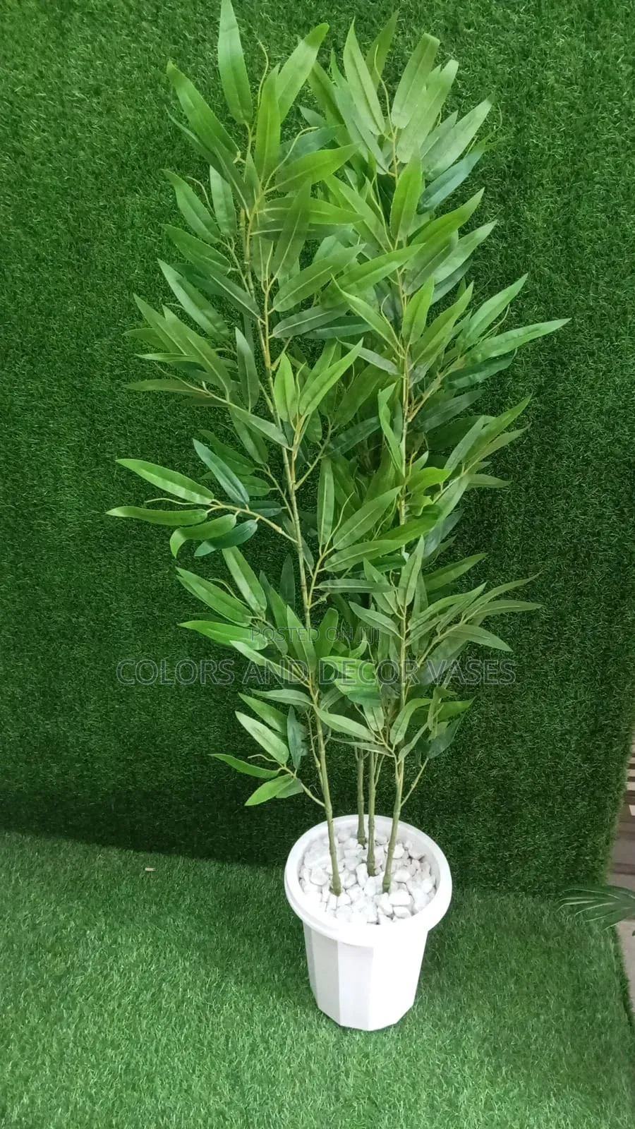 Bamboo Sticks and Vase