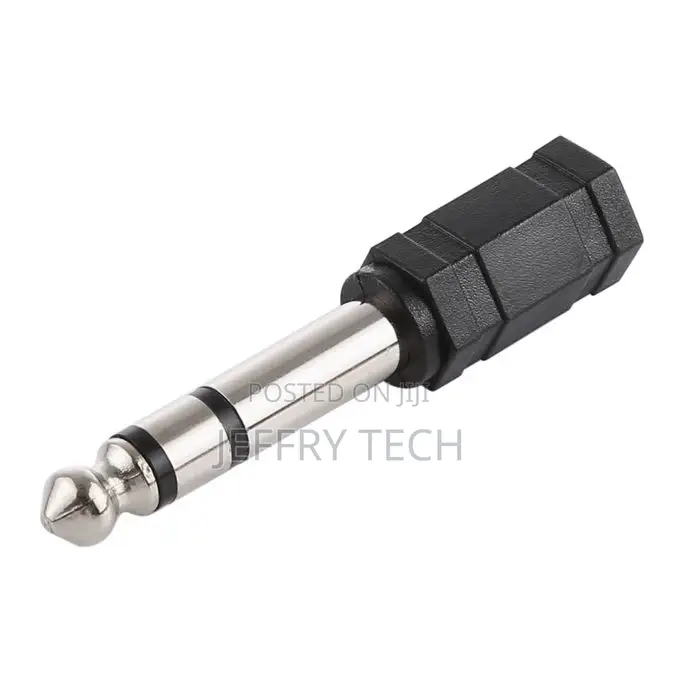6.35mm Male to 3.5mm Stereo Jack Adaptor Socket Adapter