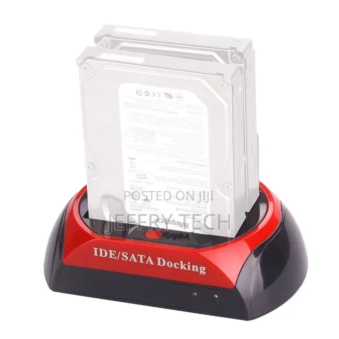 3.5" 2.5" SATA IDE 2 Double Dock HDD Docking Station E-Sata