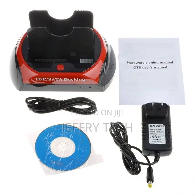 3.5" 2.5" SATA IDE 2 Double Dock HDD Docking Station E-Sata