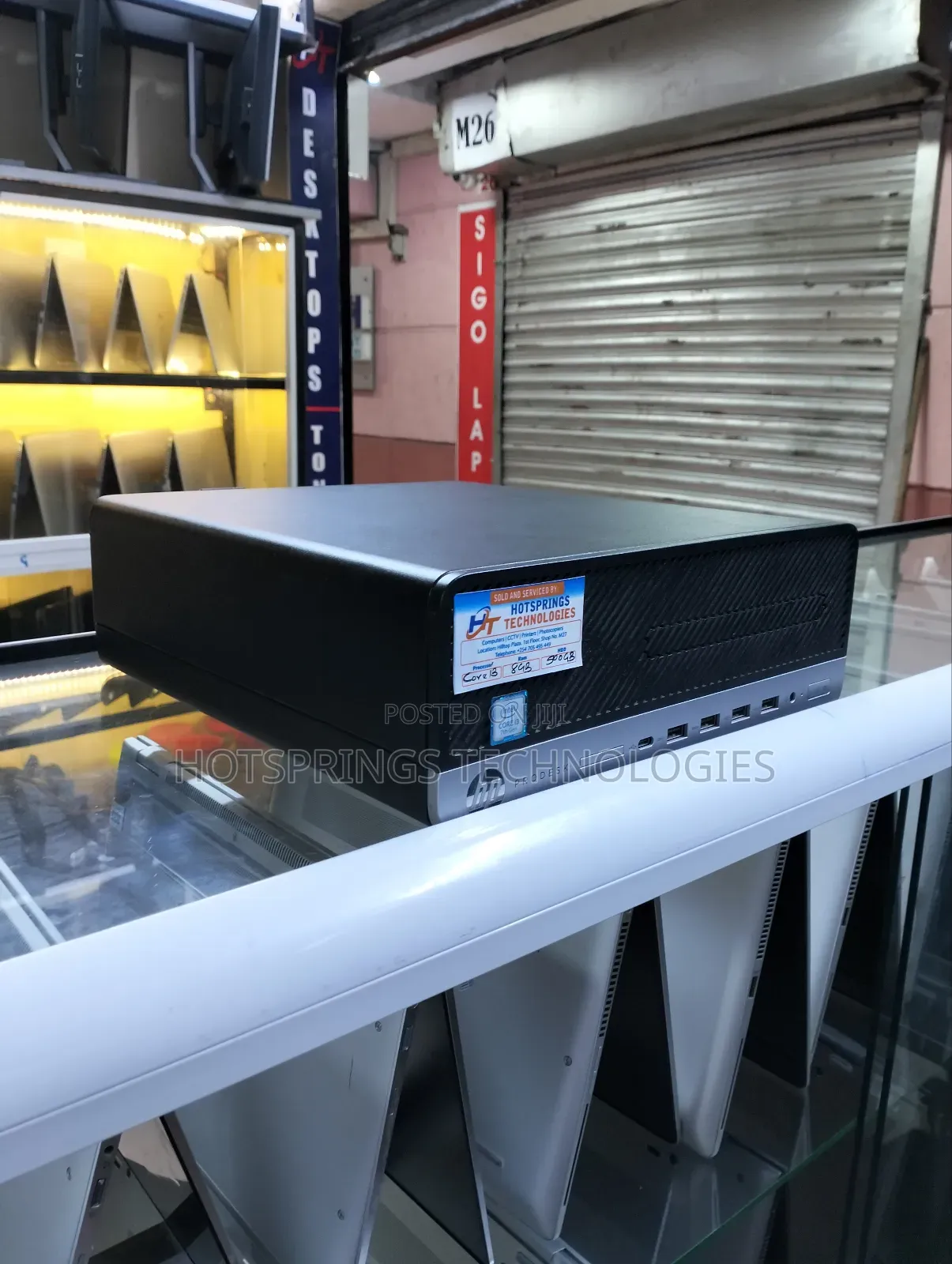 Desktop Computer HP ProDesk 600 G3 8GB Intel Core I3 SSD 500GB