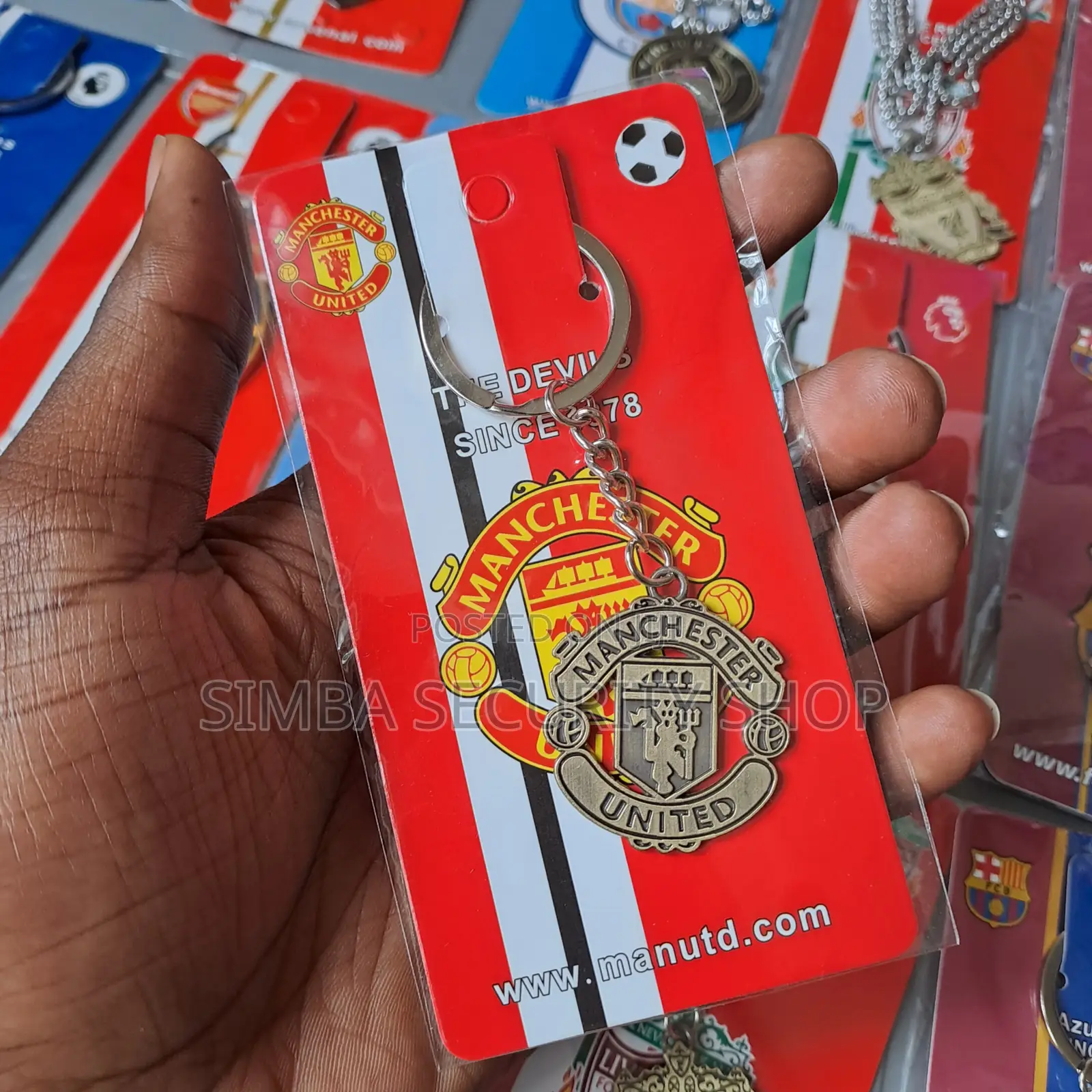 Manchester United Fan Football Soccer Keychain Keyholder Man