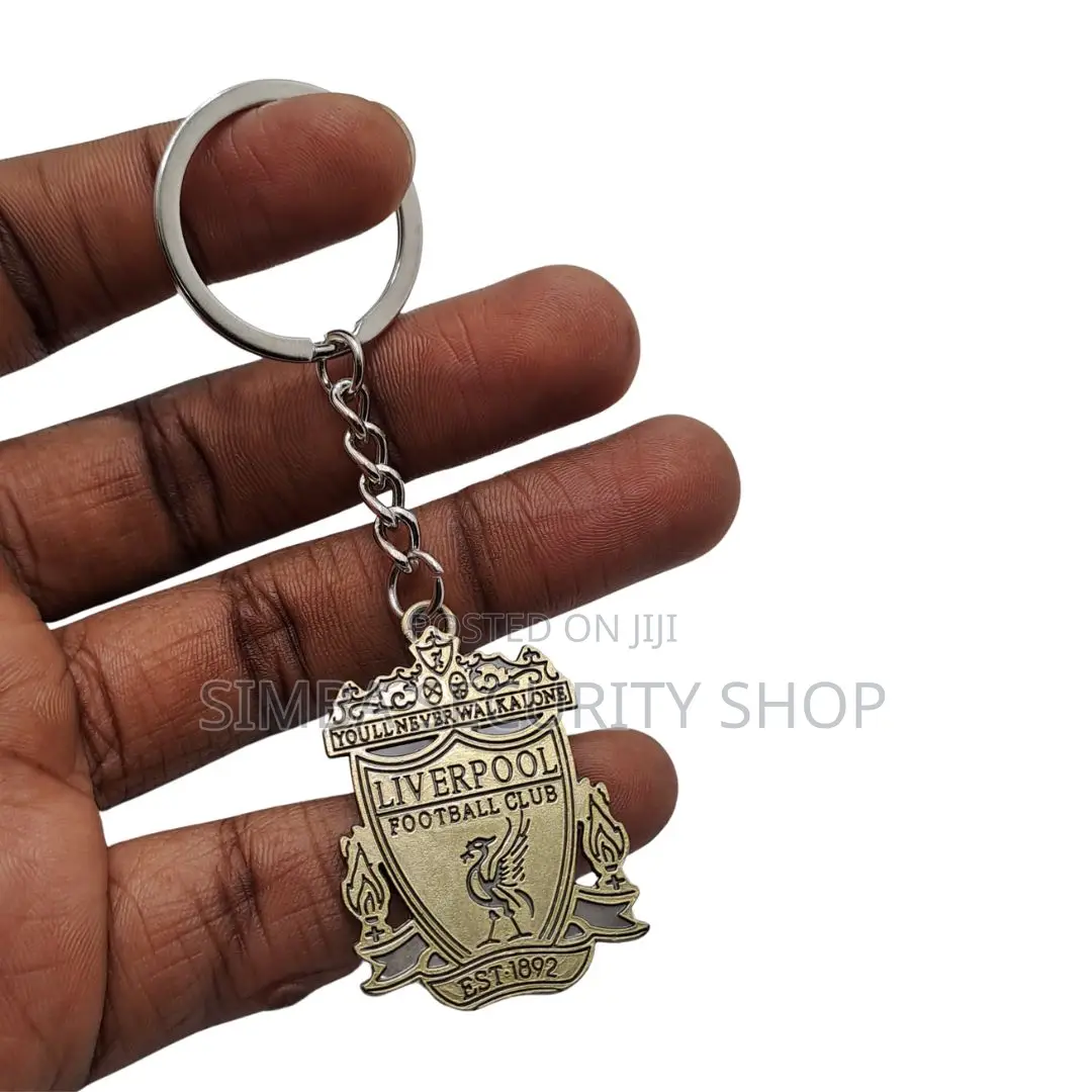 Liverpool Team Football Soccer Key Chain Holder Metallic EPL