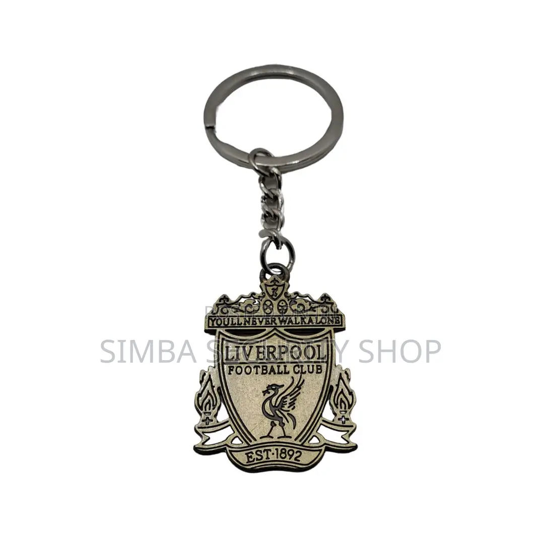 Liverpool Team Football Soccer Key Chain Holder Metallic EPL