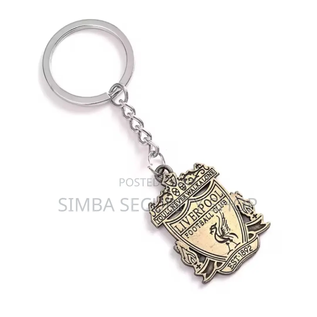 Liverpool Team Football Soccer Key Chain Holder Metallic EPL