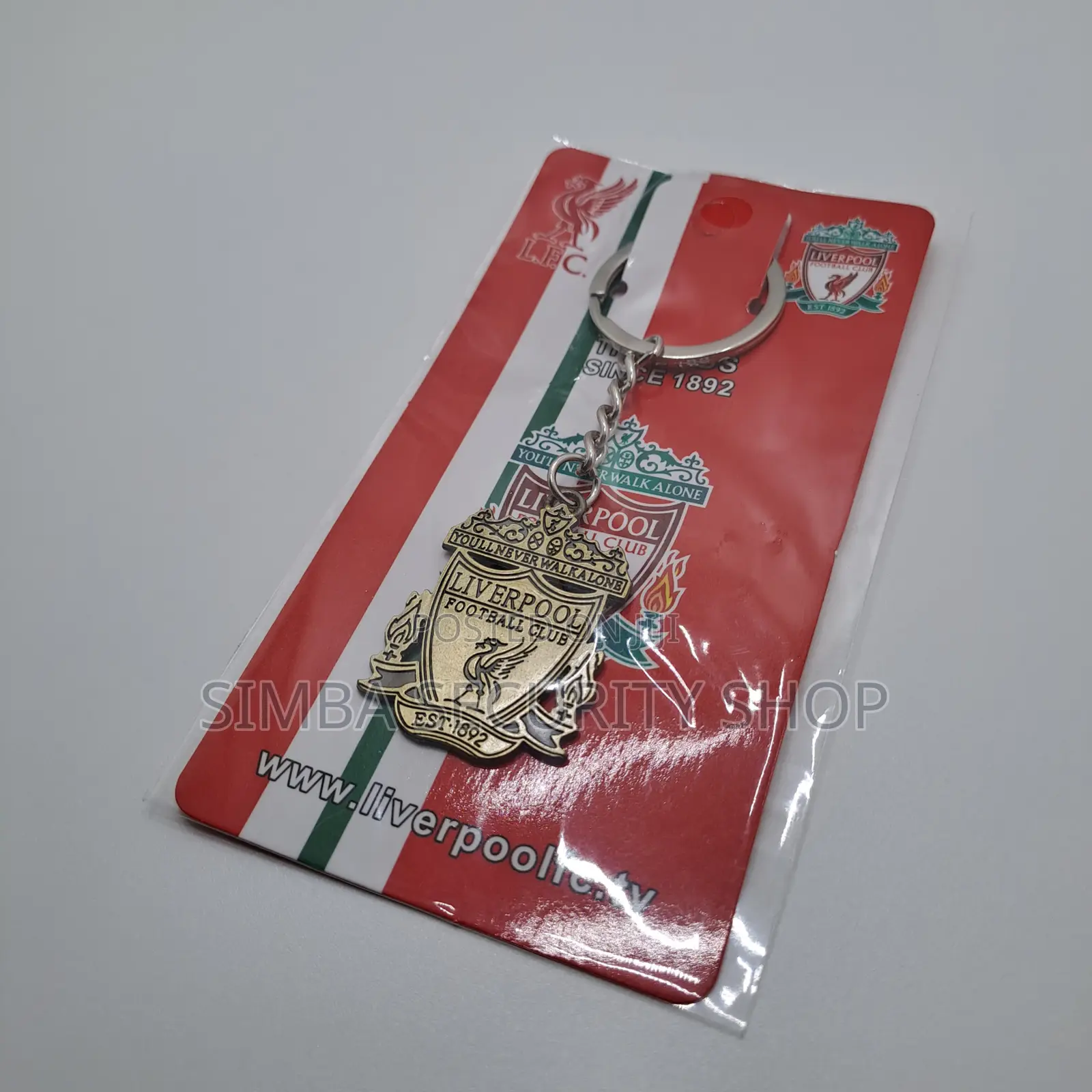 Liverpool Team Football Soccer Key Chain Holder Metallic EPL