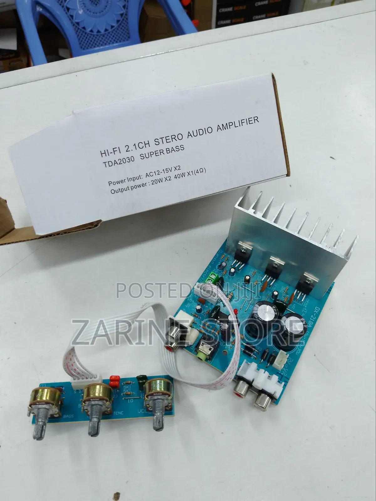Hi-Fi 2.1ch Stereo Audio Amplifier TDA 2030 Super Bass