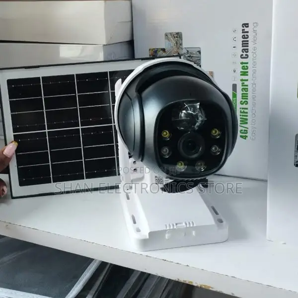 '4 G Sim Cards Solar Wireless'' Outdoor Surveillance Camera'