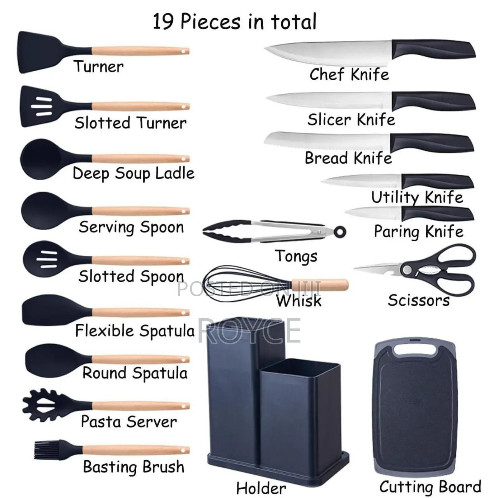 19pcs Executive Kitchen Set
