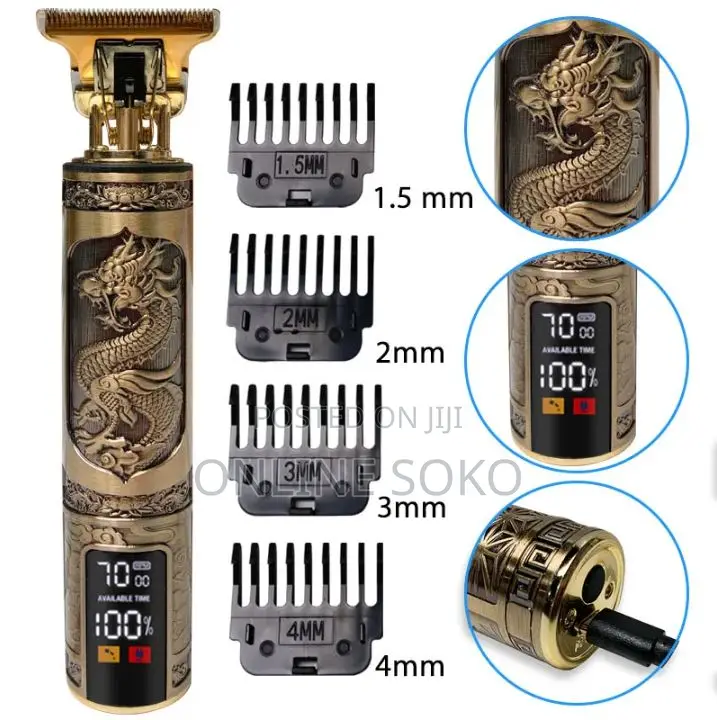 Vintage T9 Professional LCD Hair Shaving Clipper Trimmer