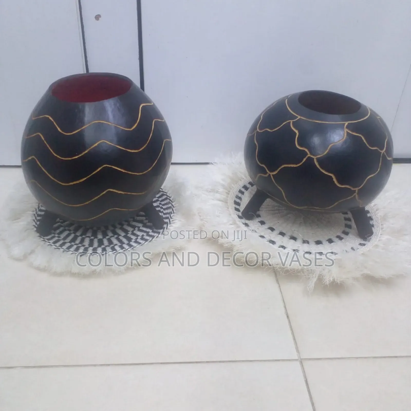 Calabash Home Decor With Mat