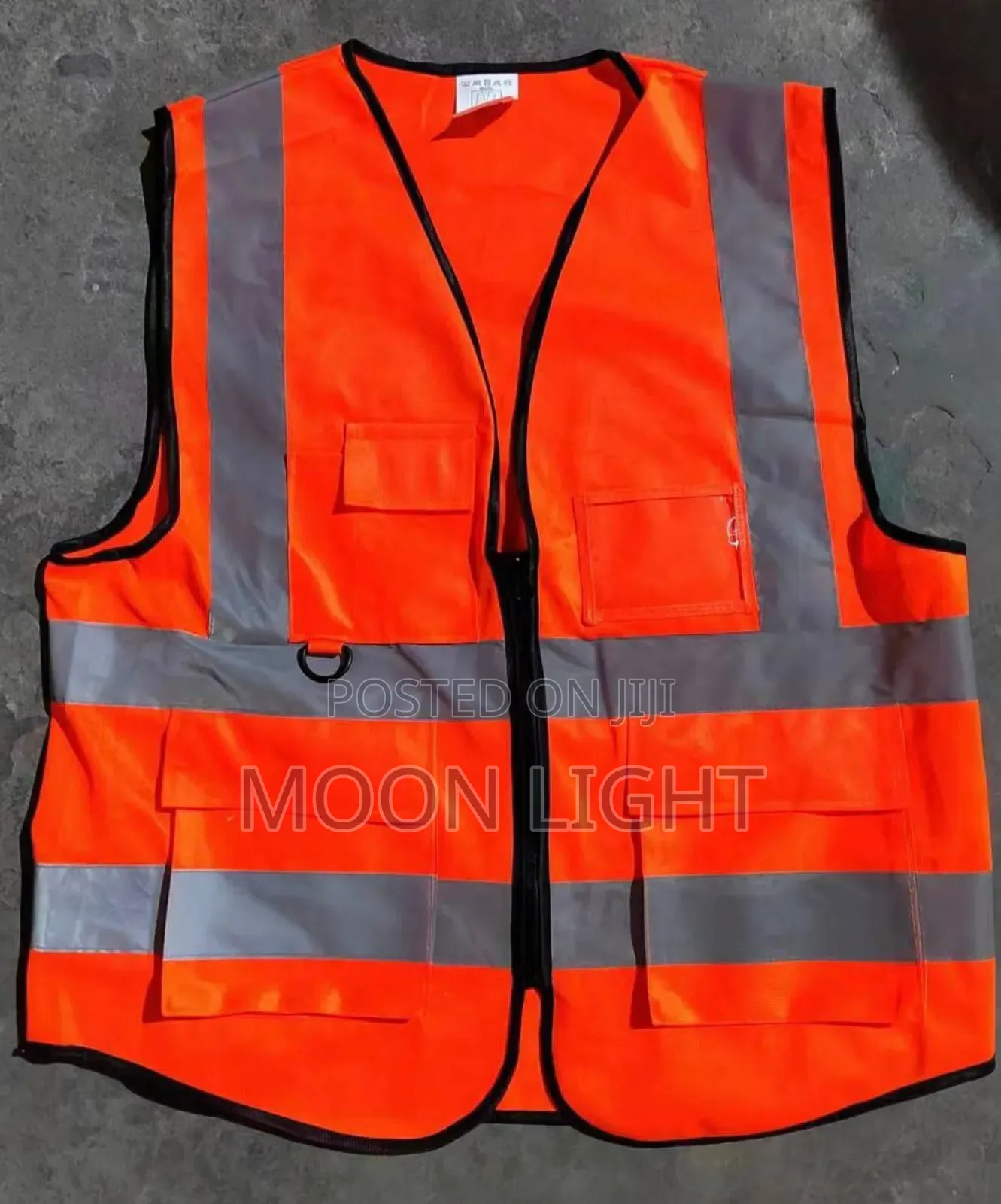Safety Reflective Jacket With Pocket