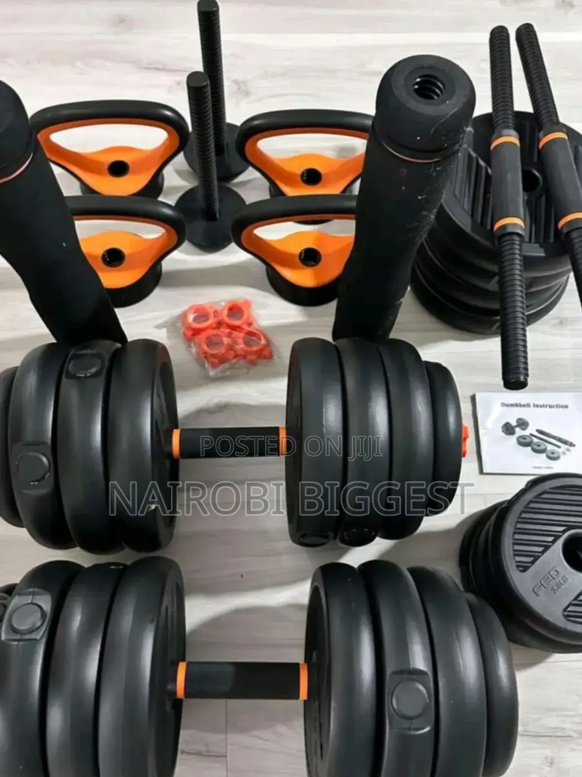 50kg 6in1 Dumbbell/Kettlebell