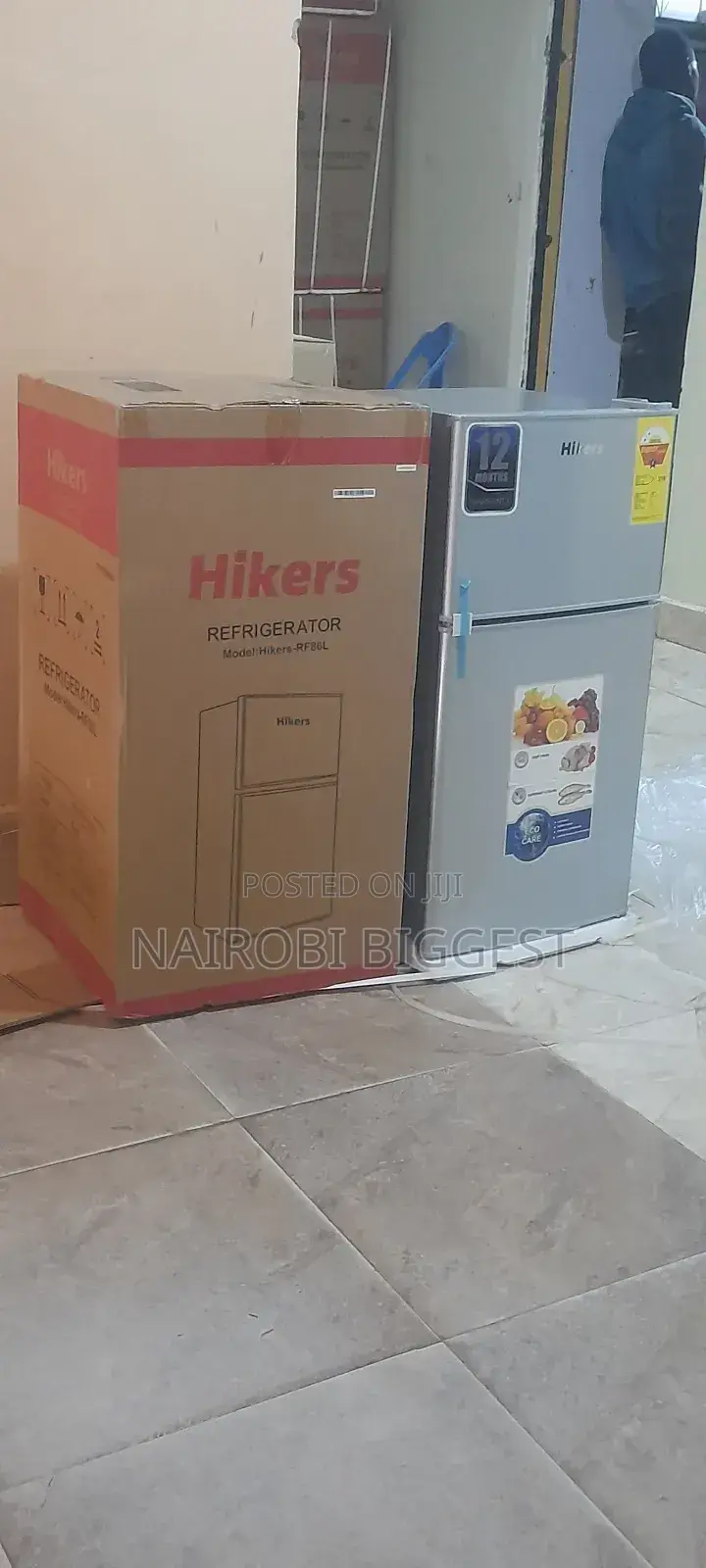 Hikers Double Door 86litres Refrigerator