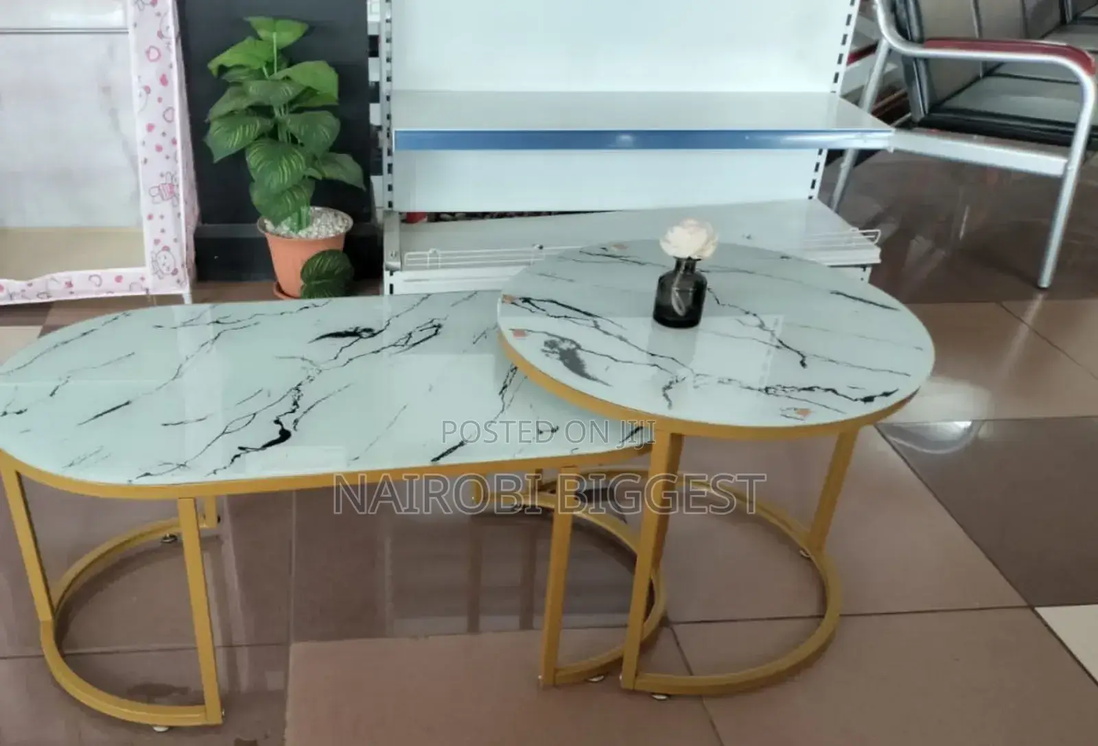 New Model White Marble Coffee Table