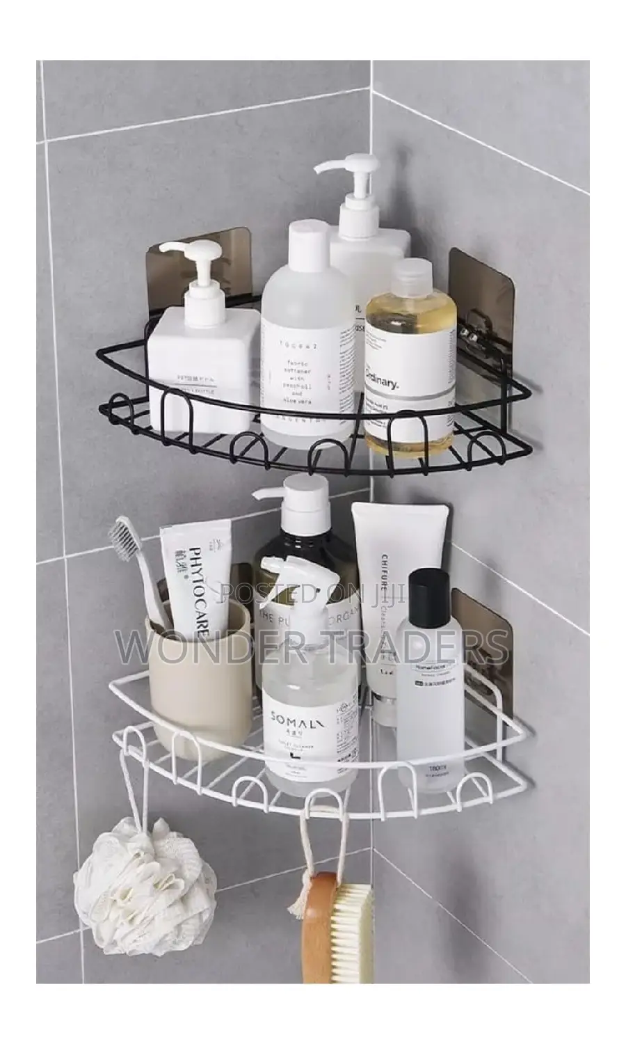 "Triangular Storage Bracket"