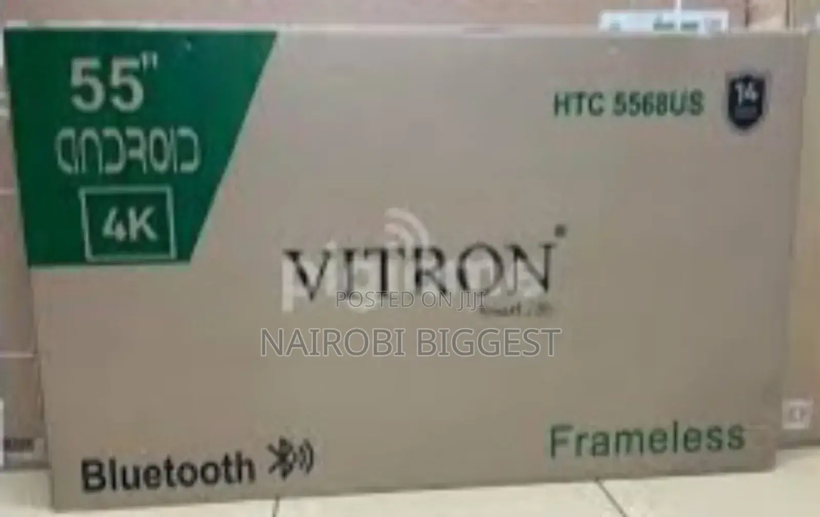 Vitron 55" Smart Android Flameless Television