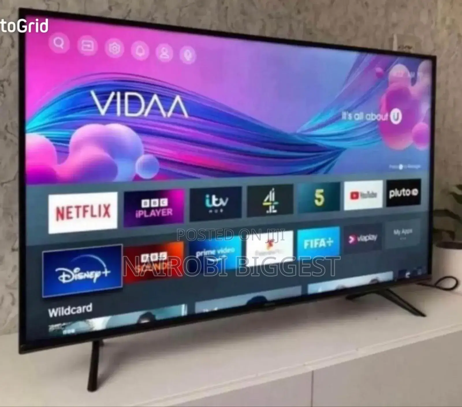 Vision 50" Frameless 4k Vidaa Television