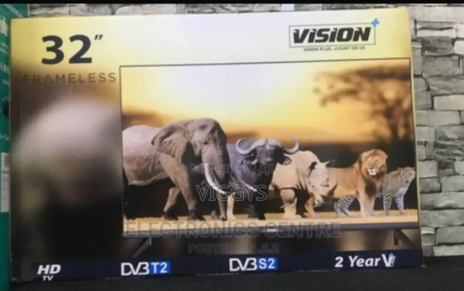 Free to Air Vision 32" Digital Frameless Tv