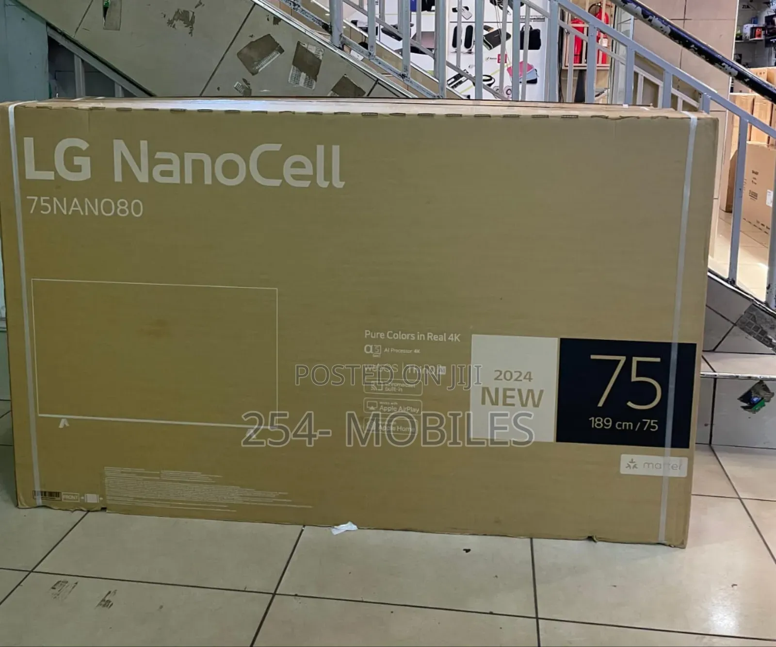 LG 75 Inch Nanocell Uhd Web OS Smart TV 75NANO80