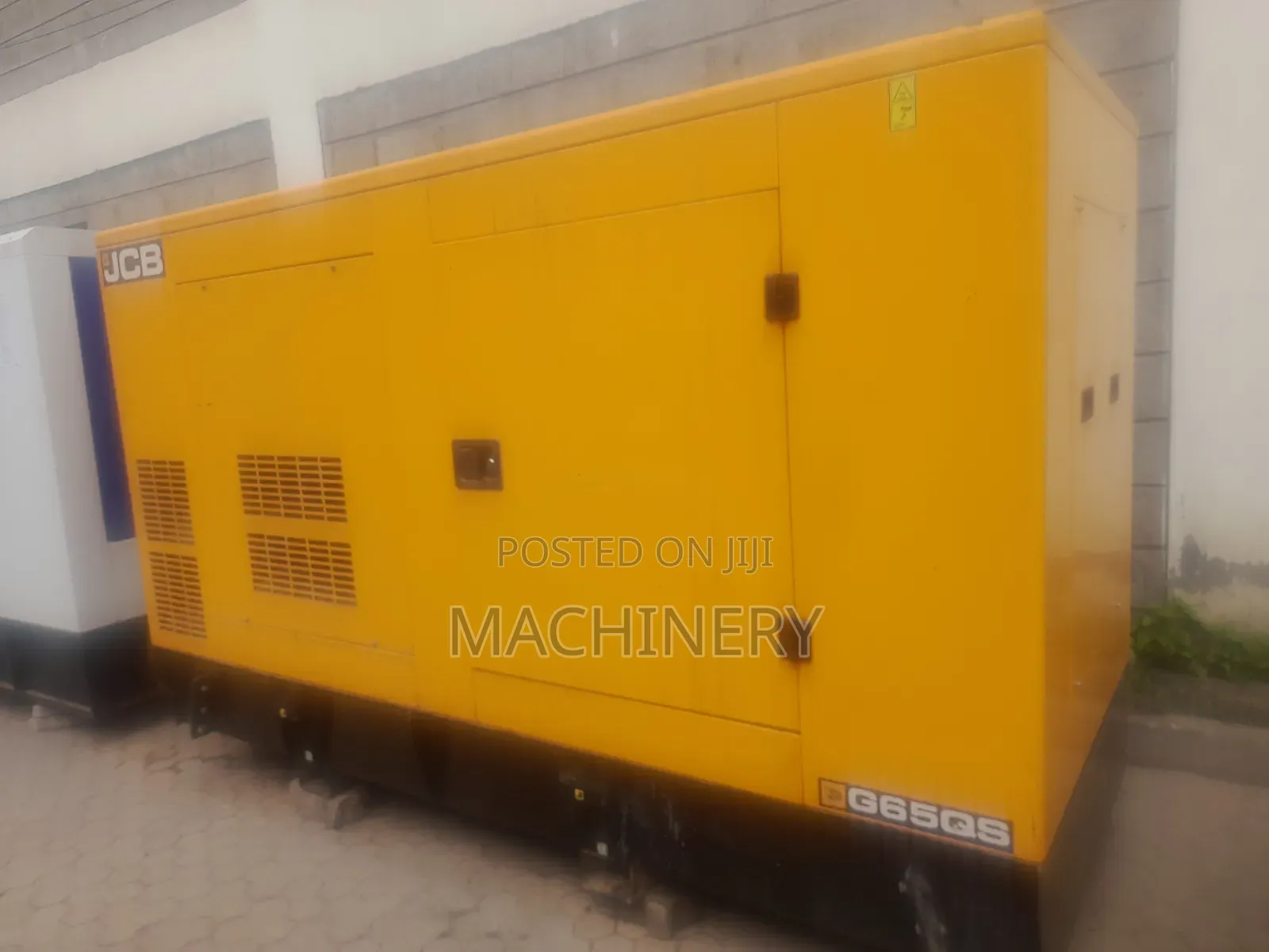 65kva Ex Uk Clean Back Up Power Generator JCB