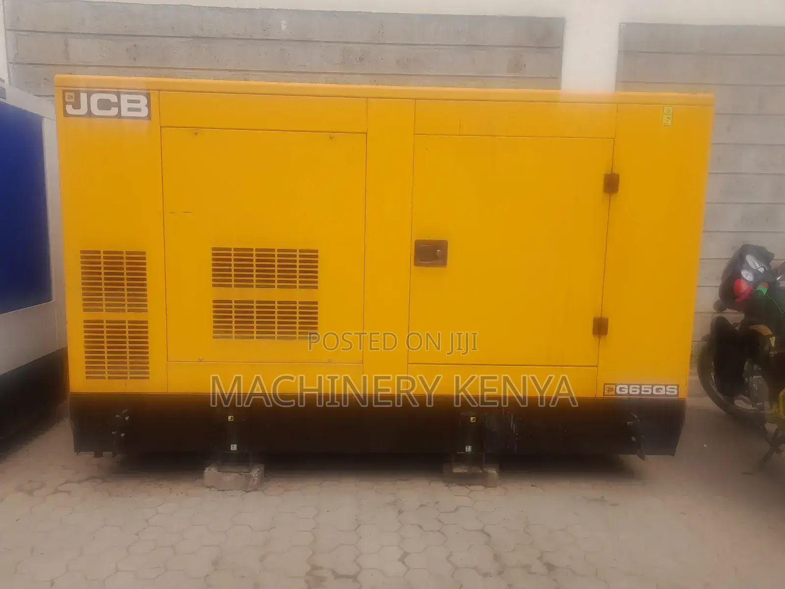 65kva Ex Uk Clean Back Up Power Generator JCB