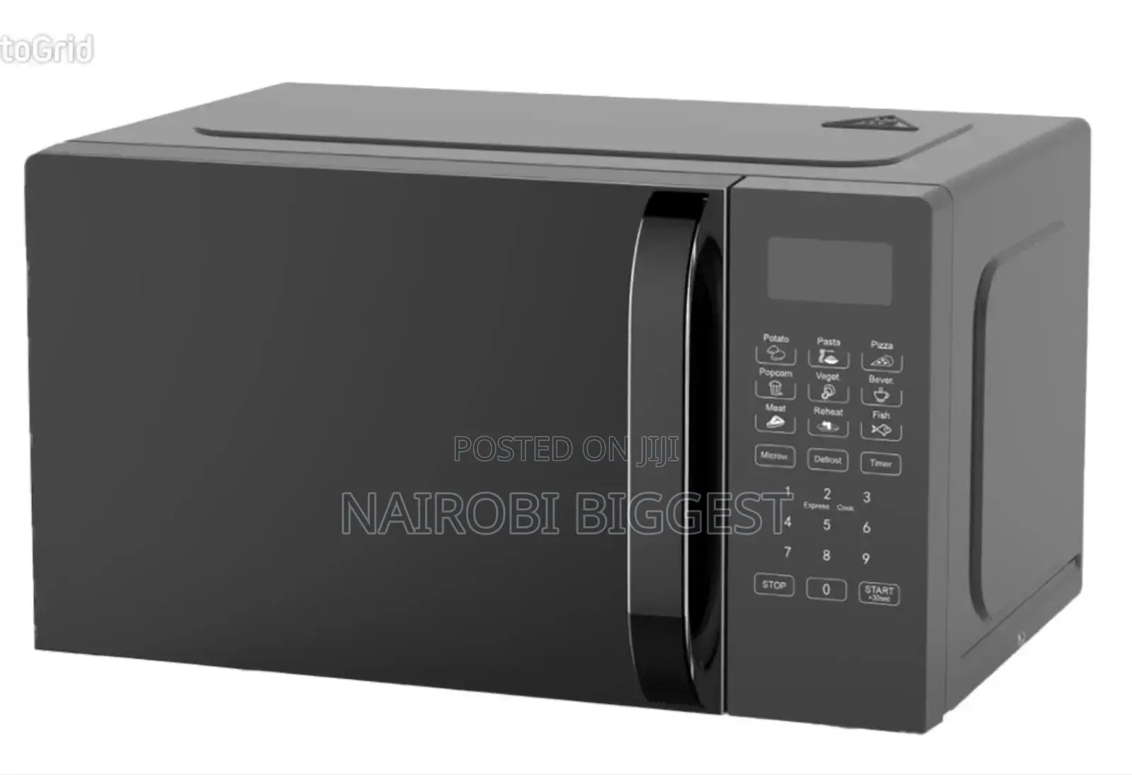 Icona 20 Litres Black Digital Microwave