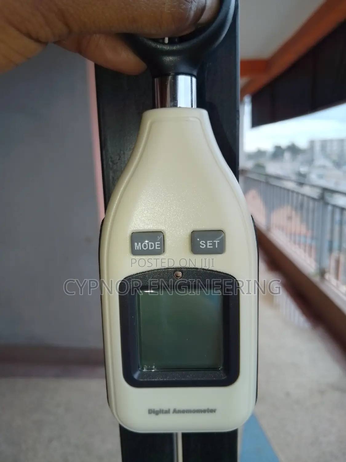 Wind Velocity Tracker Portable Anemometer Device