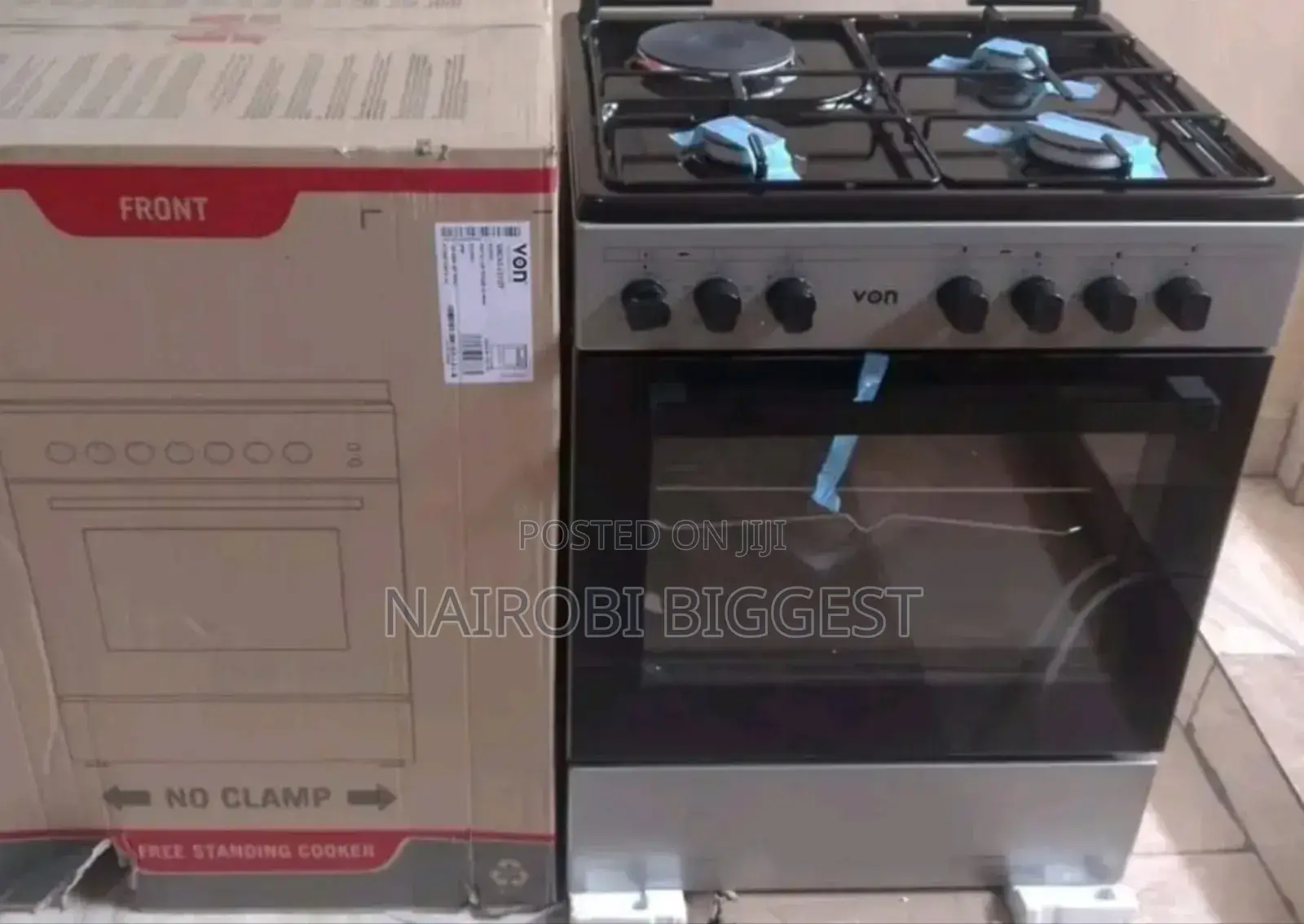 Von 3+1standing Cooker 60 By 60