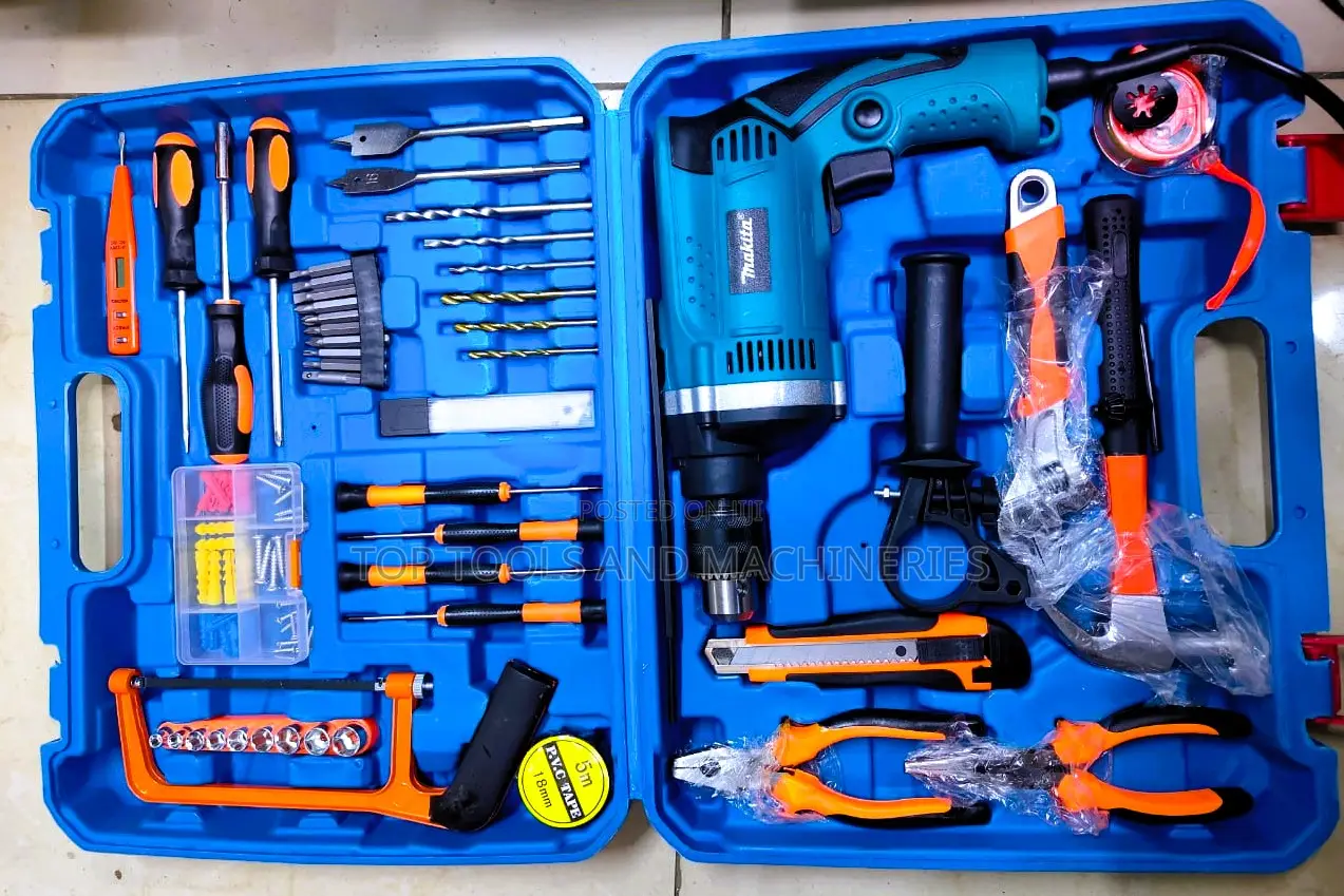 Makita Electric Hammer Drill Tool Set WITH BLOW CASE