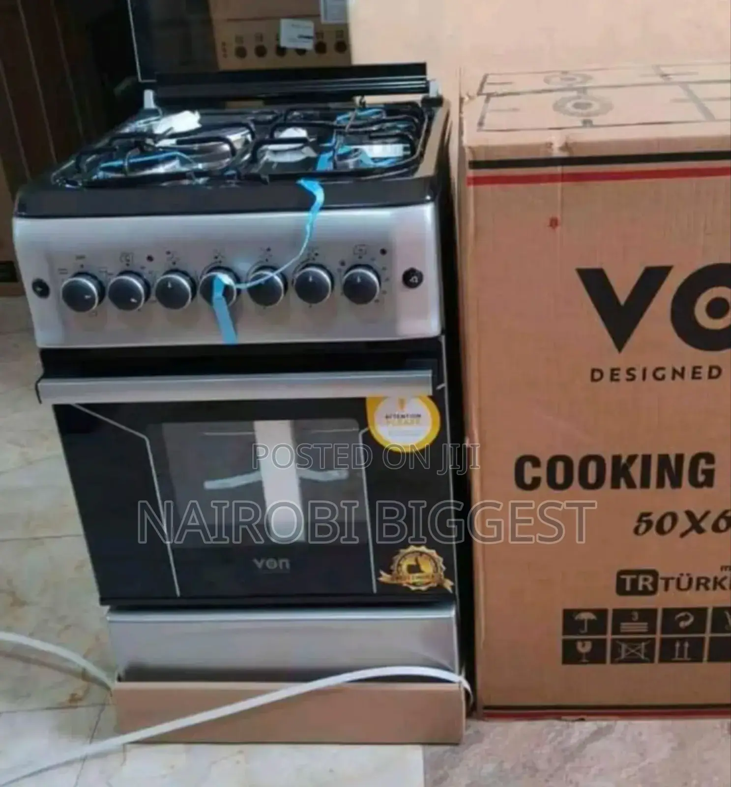 Von 50 By 60 Standing 3+1 Cooker With Electric Oven