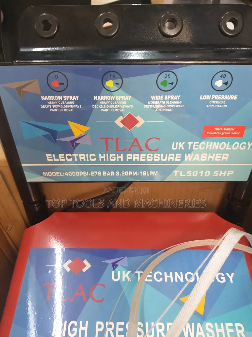 TLAC 4000 PSI High Pressure Washing Machine With a 5HP Motor