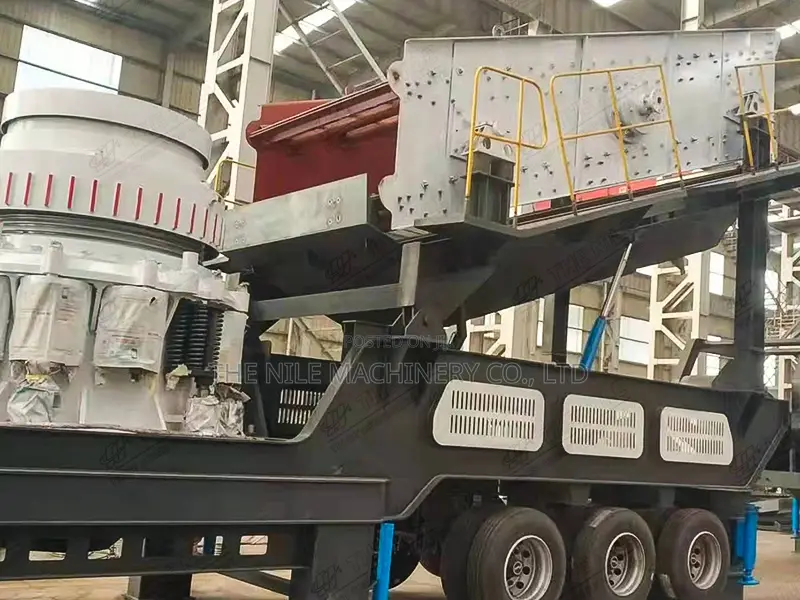 Factory Price Mining Movable Rock Cone Crusher Plant