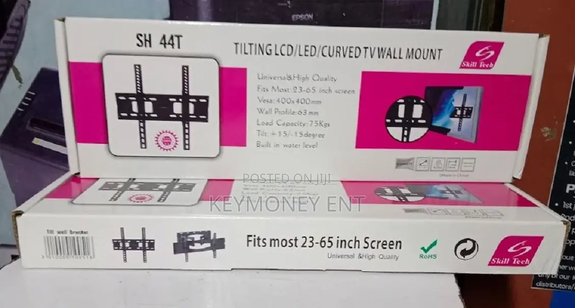 Curved Tilting TV/LCD Wallmount Suitable for UPTO 65inches