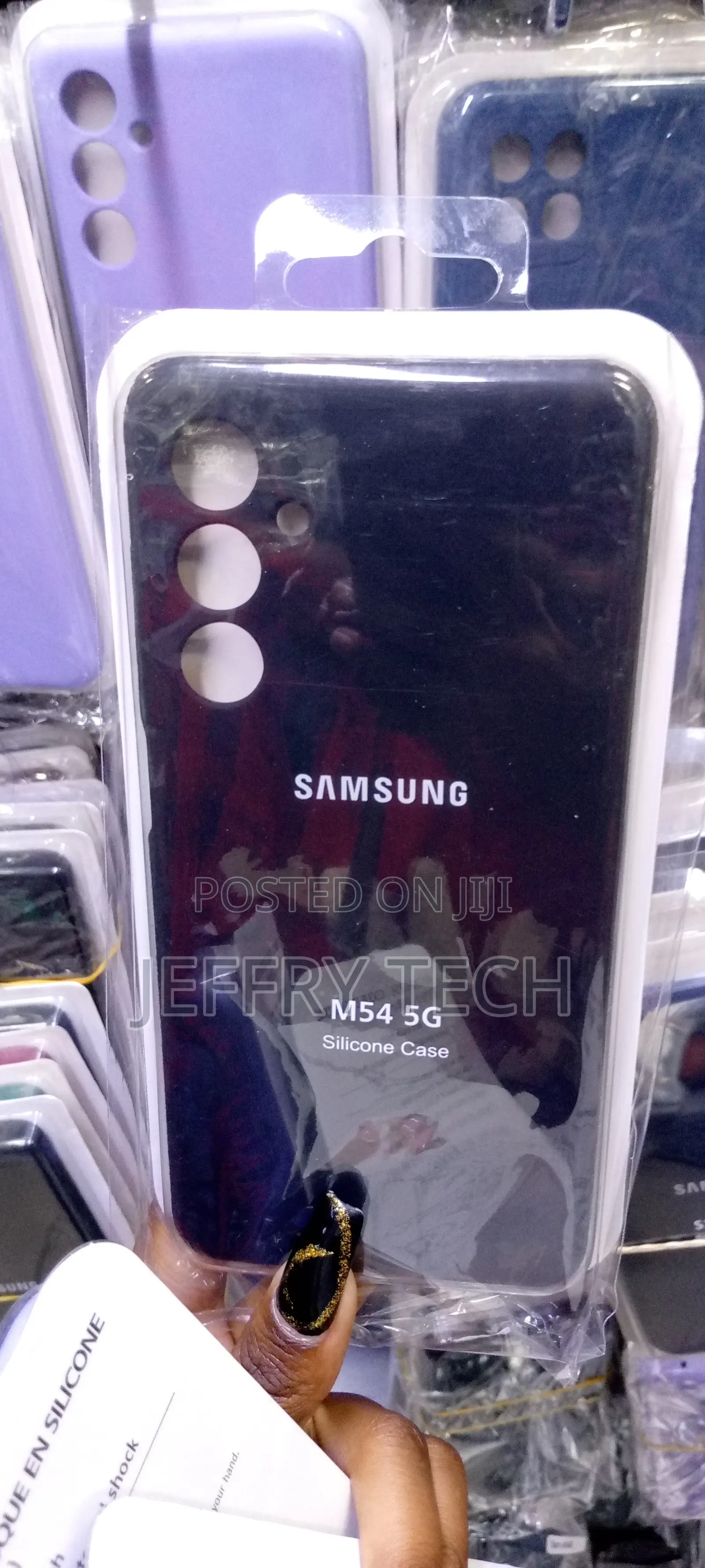 Samsung Galaxy M54 5G Silicone Case TPU Protector Black