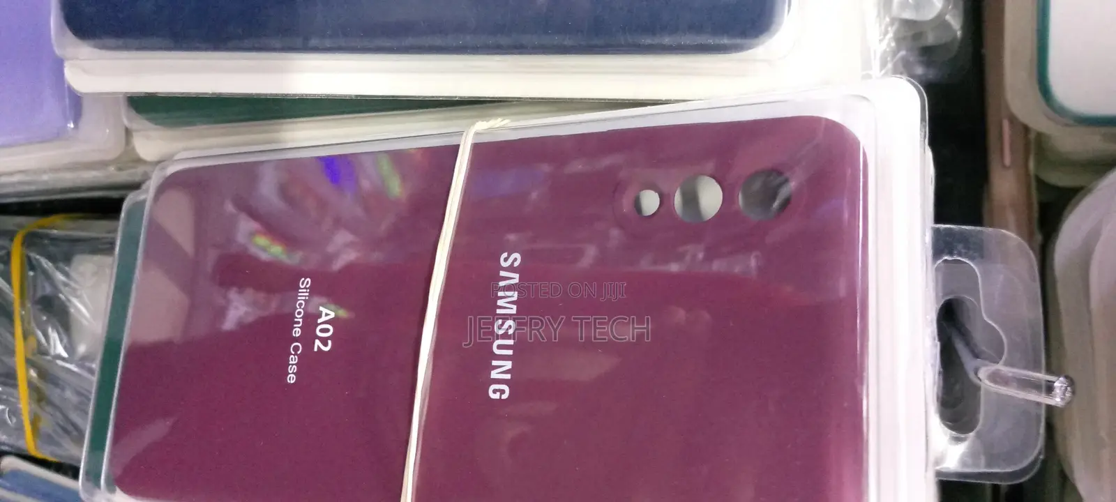 Samsung Galaxy A02 Solid Color Liquid Silicone Dr