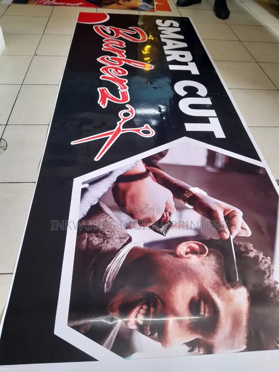 Salon Banners and Kinyozi Stickers