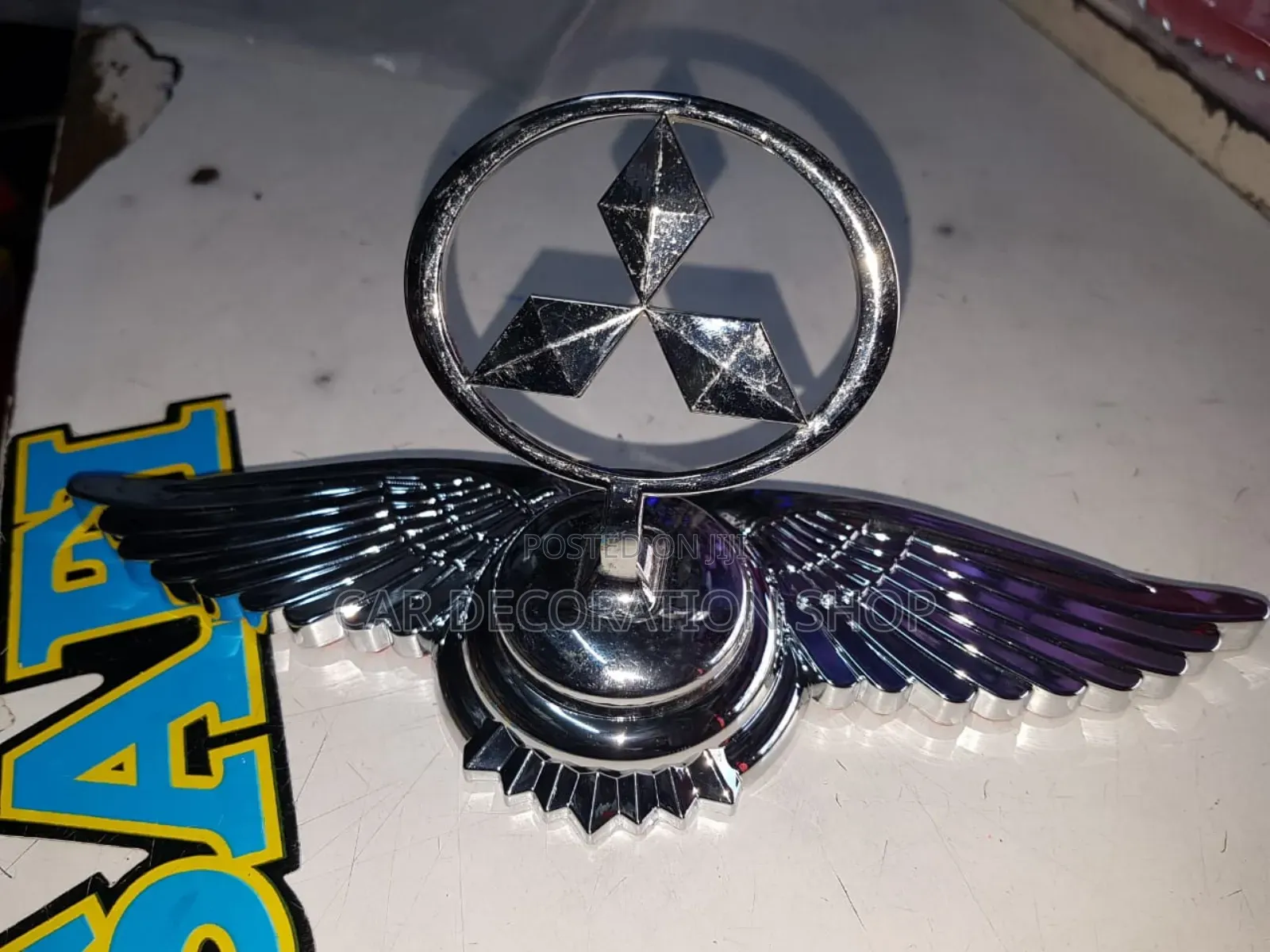 Mitsubishi 3D Front Bonnet Car Styling Stand Hood Emblem