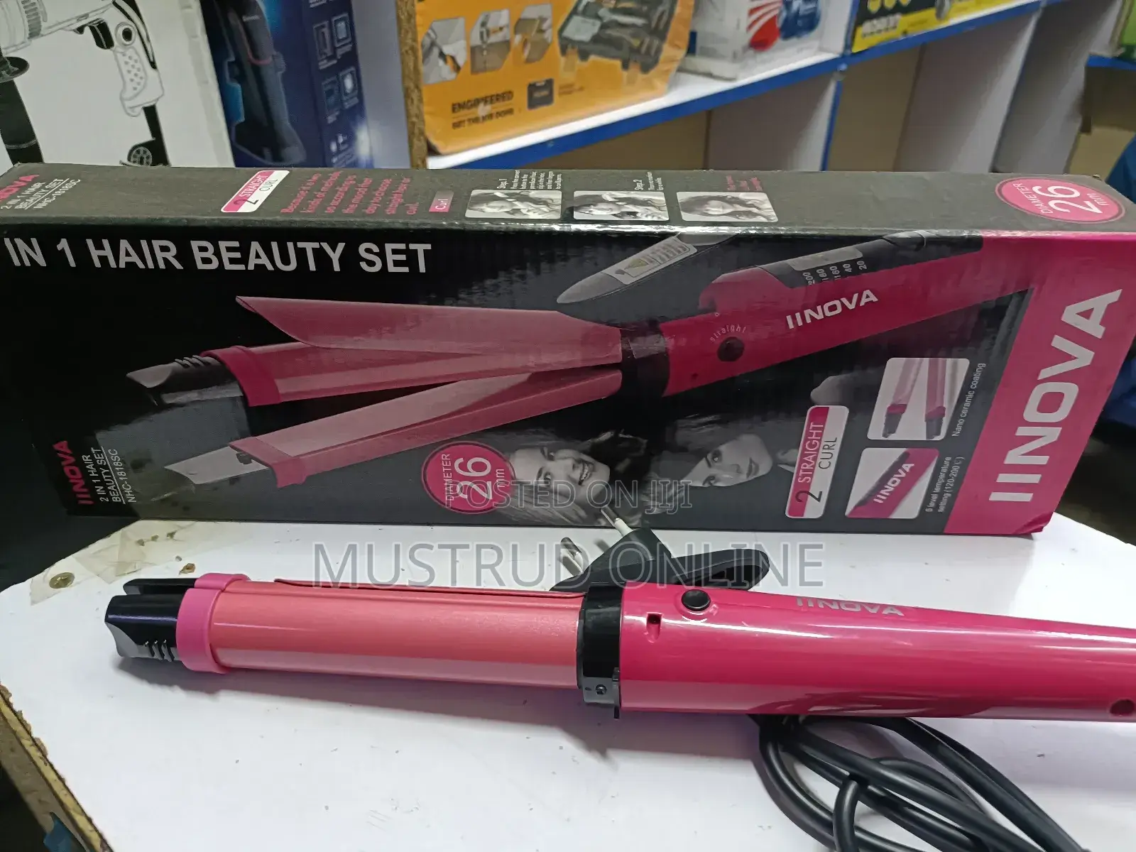 Straight Curls Beauty Set