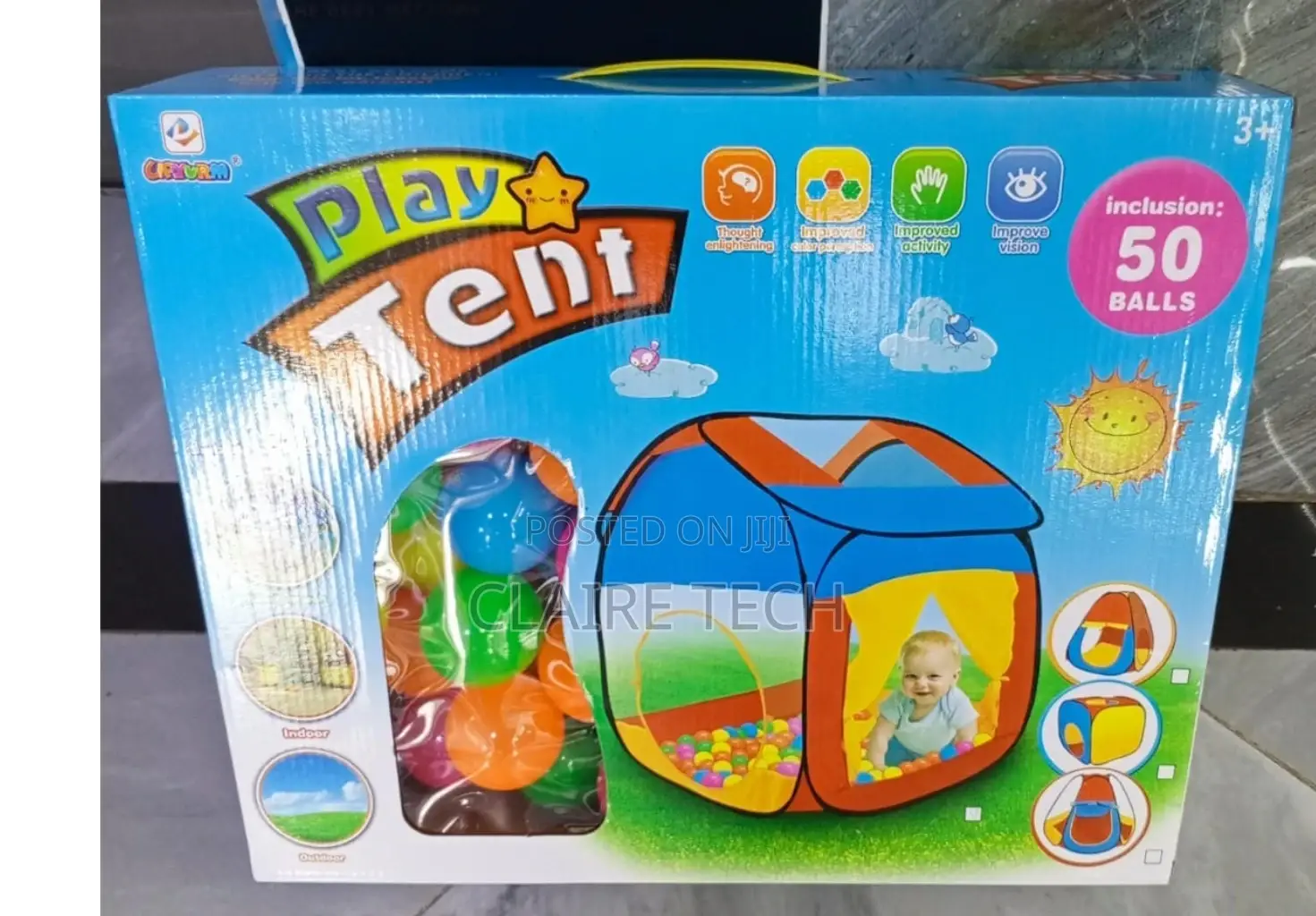 Kids Play Tent With 50 Balls 