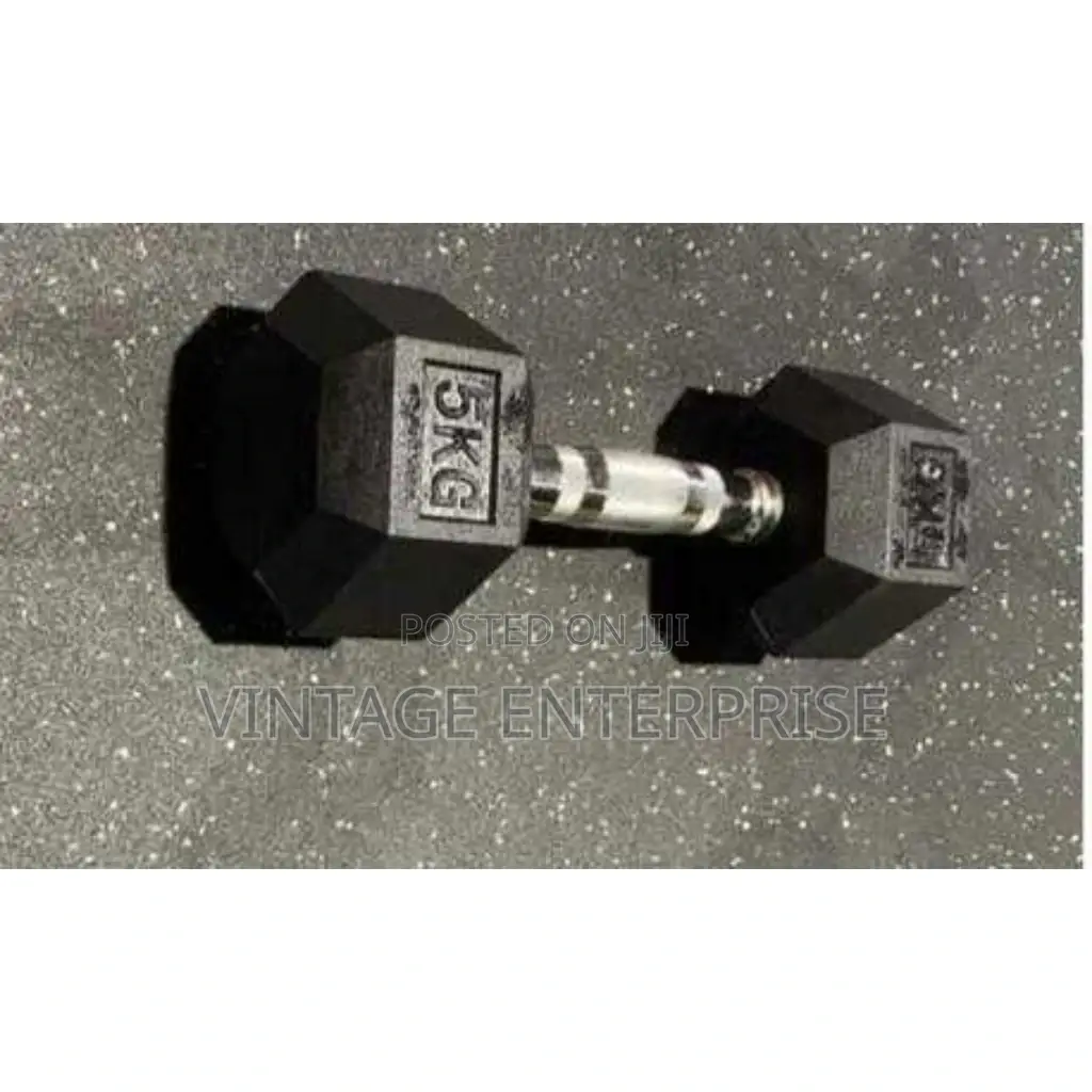 Single Handed Hexagonal Dumbells ,5kg .
