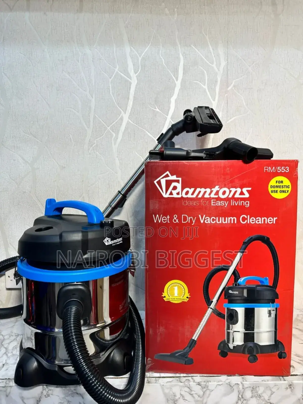 Ramtons Rm/553 - 21 Litre Tank Wet And Dry Vacuum Cleaner