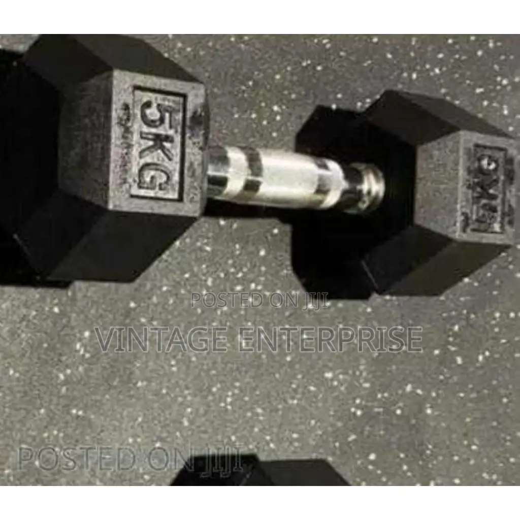 Hexagonal Dumbell ,5kgs ,Single Handed .