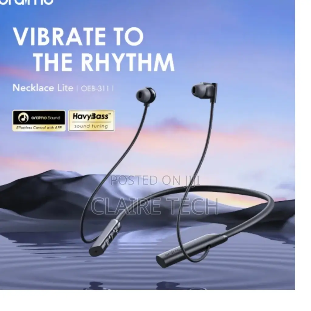 Oraimo Necklace Lite Call Vibration Wireless Headphones..