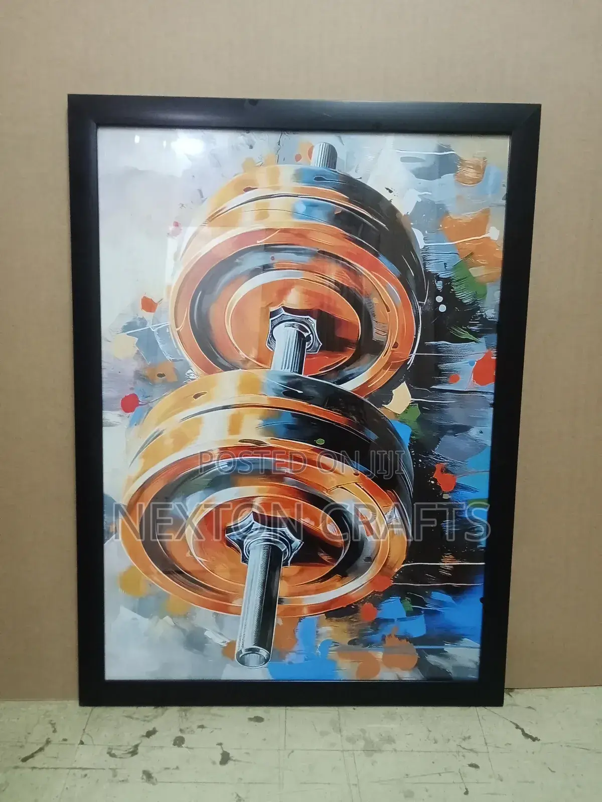 60 by 84 Cm Black Frame