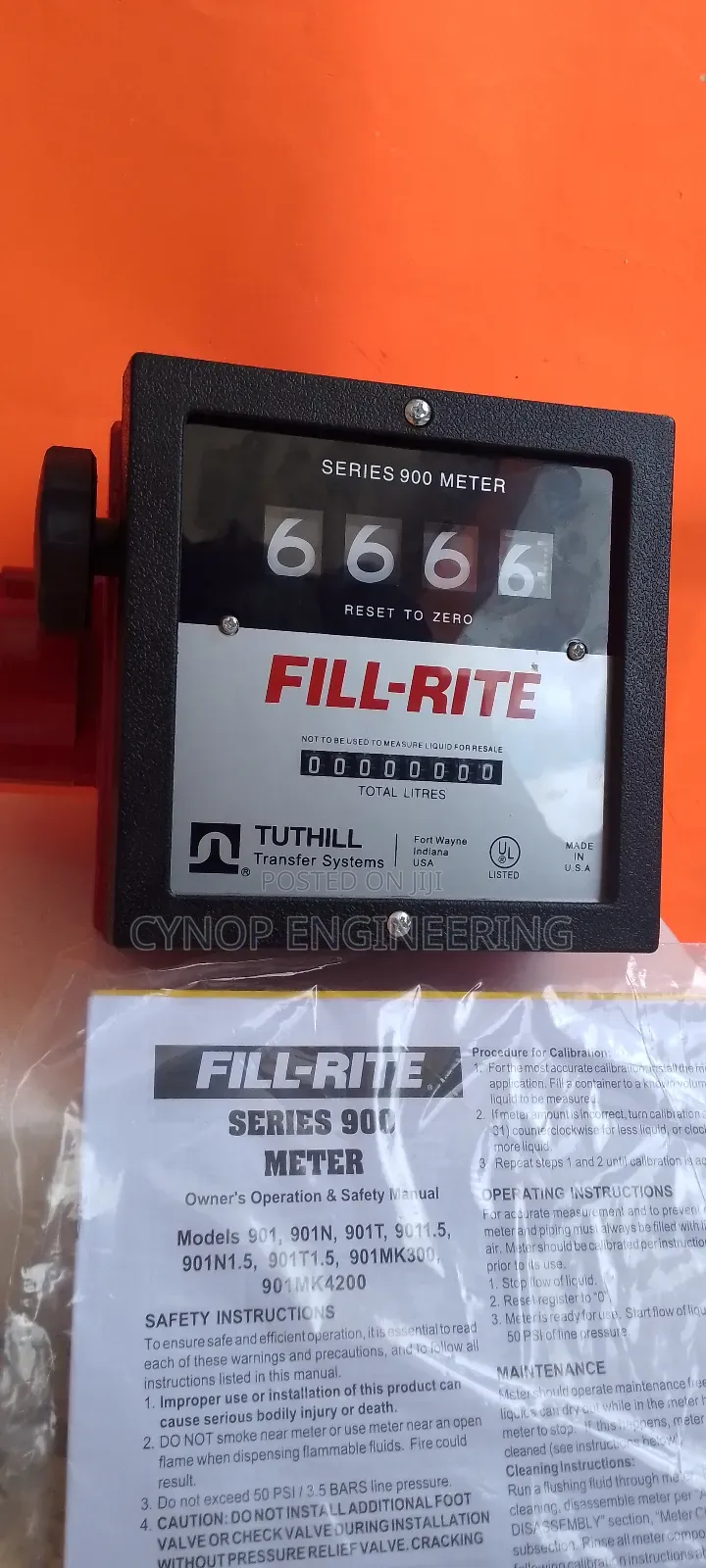2 Inch Oil Flow Meter Fillrite