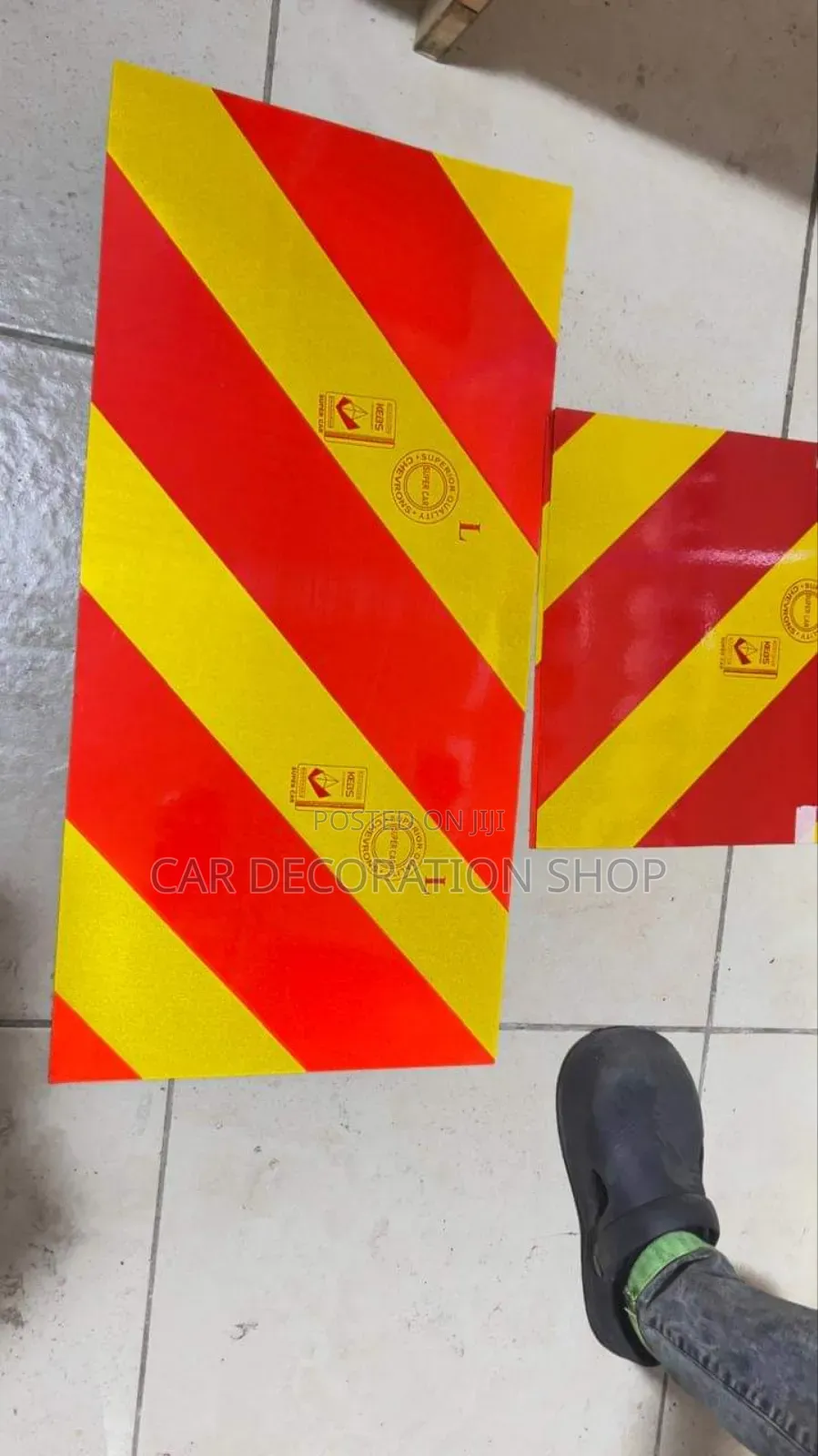 Wide Load Warning Reflective Chefflons (Short Or Long